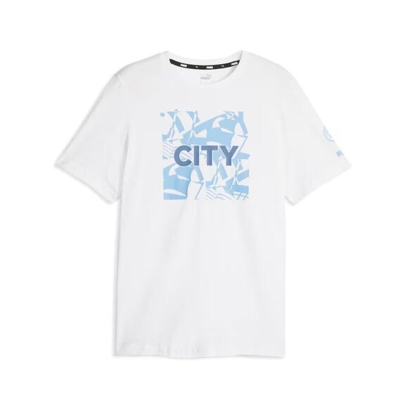 Puma Manchester City Men's FtblCore Graphic Tee T-Shirt Size M - Medium - NWT$30 - Picture 1 of 14
